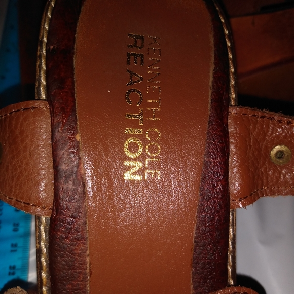 Kenneth Cole reaction wood and leather Espadrille - Picture 4 of 4